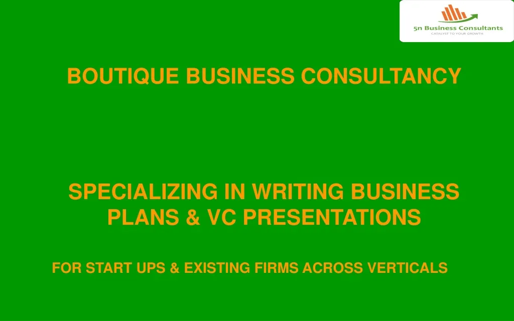 boutique business consultancy specializing