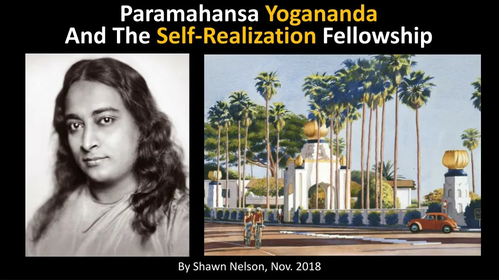 paramahansa yogananda and the self realization