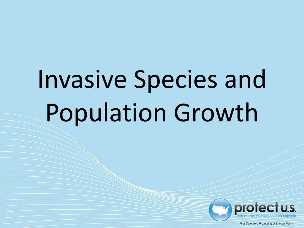 invasive species and population growth