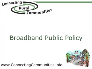 Broadband Public Policy - slide 1