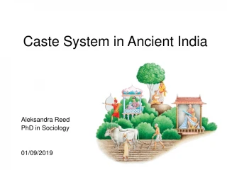 Caste System in Ancient India - slide 1