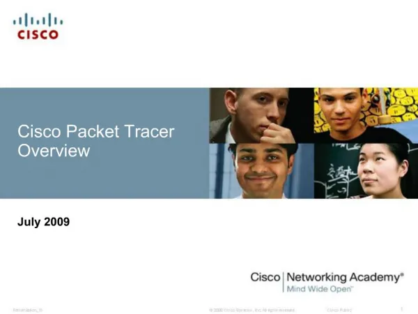 Cisco Packet Tracer Overview