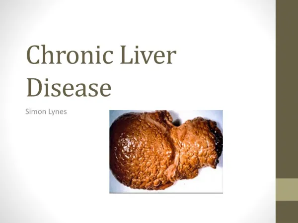 Chronic Liver Disease