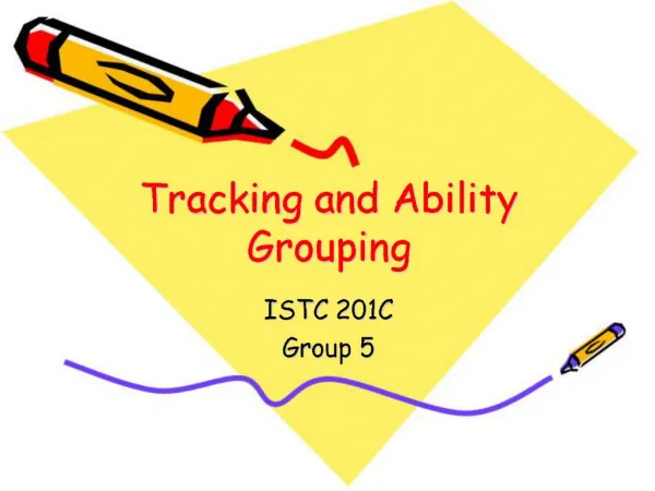 Tracking and Ability Grouping