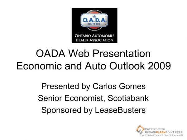 OADA Web Presentation