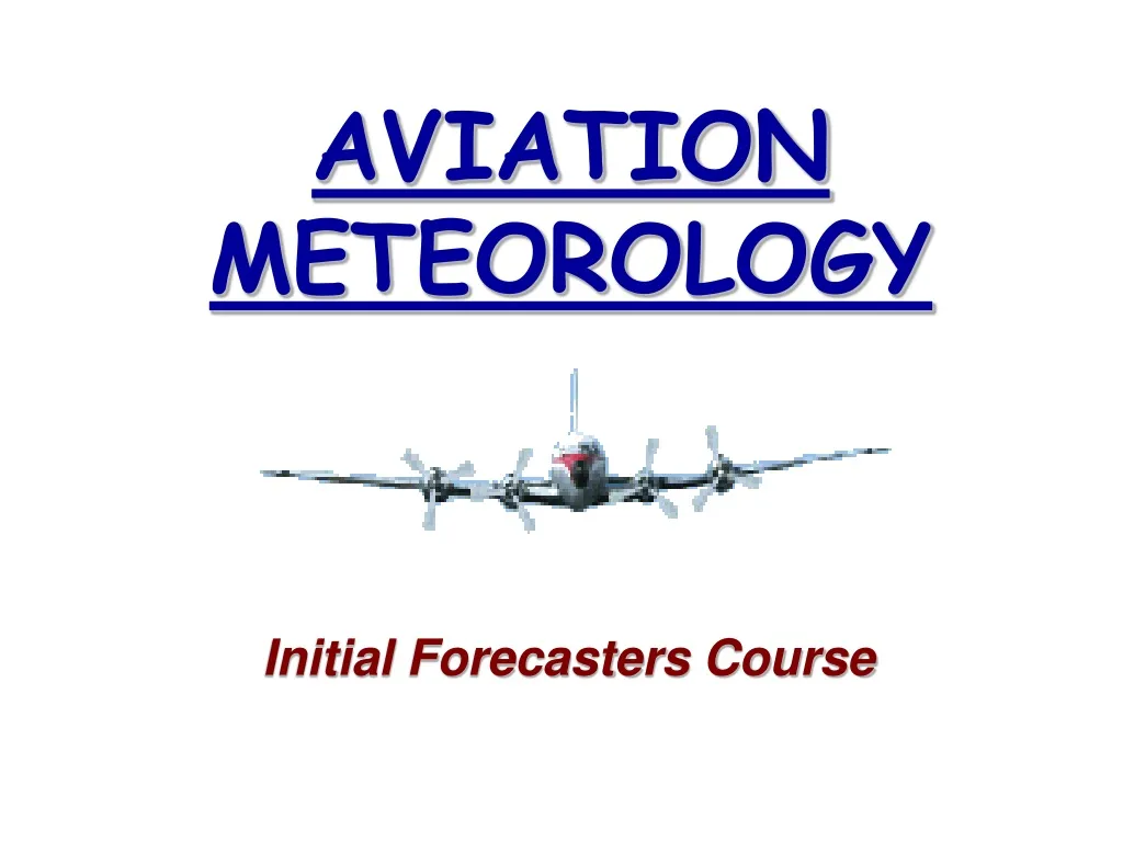 aviation meteorology