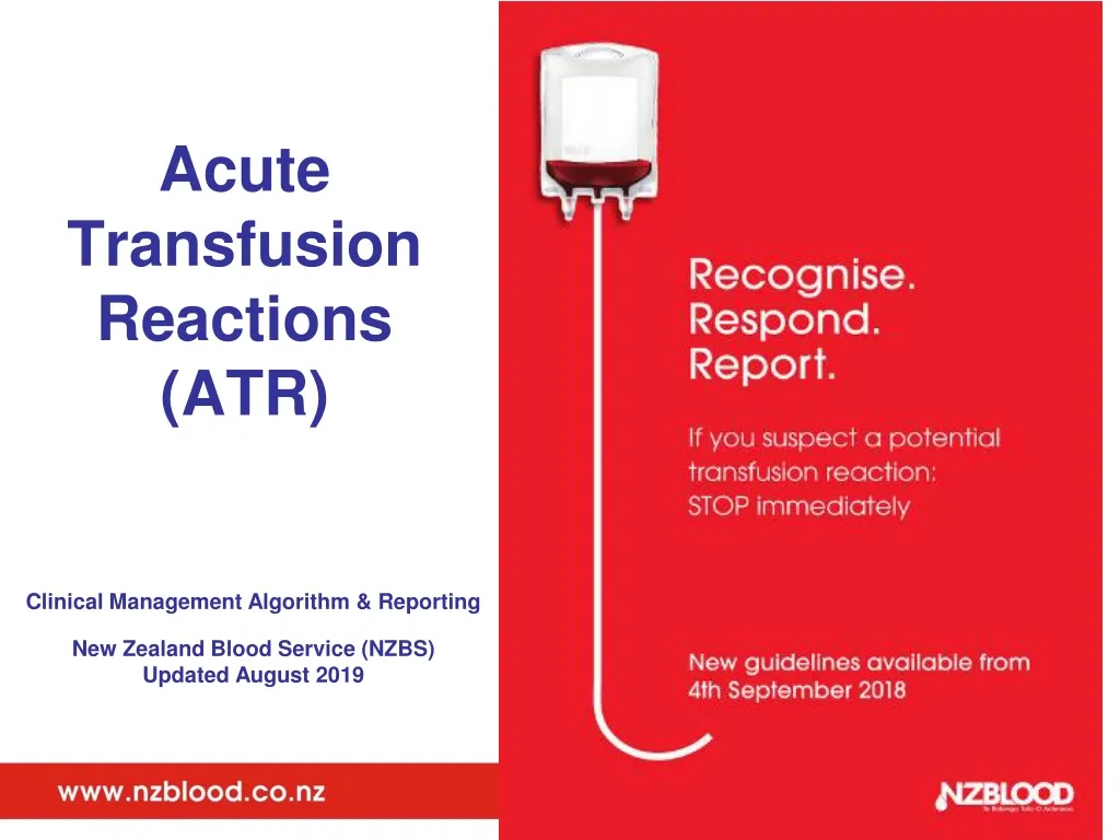 acute transfusion reactions atr