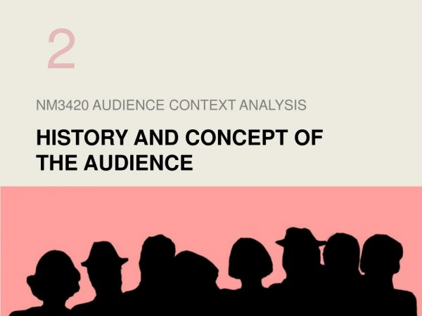 NM3420 AUDIENCE CONTEXT ANALYSIS