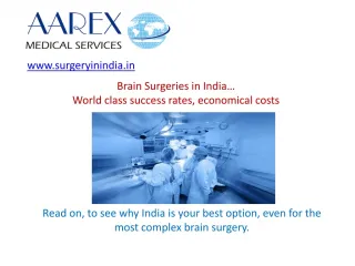 Brain Surgery in India - Advantages