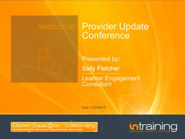 Provider Update Conference