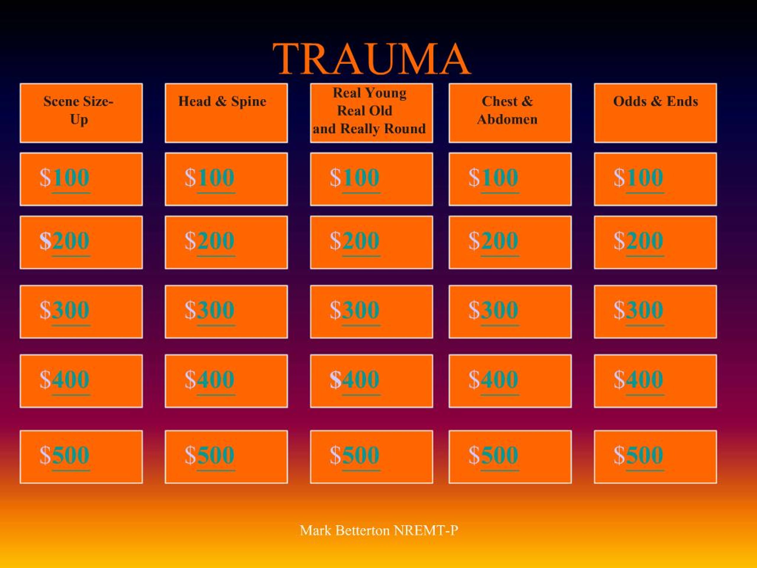 PPT - TRAUMA PowerPoint Presentation, free download - ID:549089