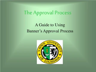The Approval Process - slide 1