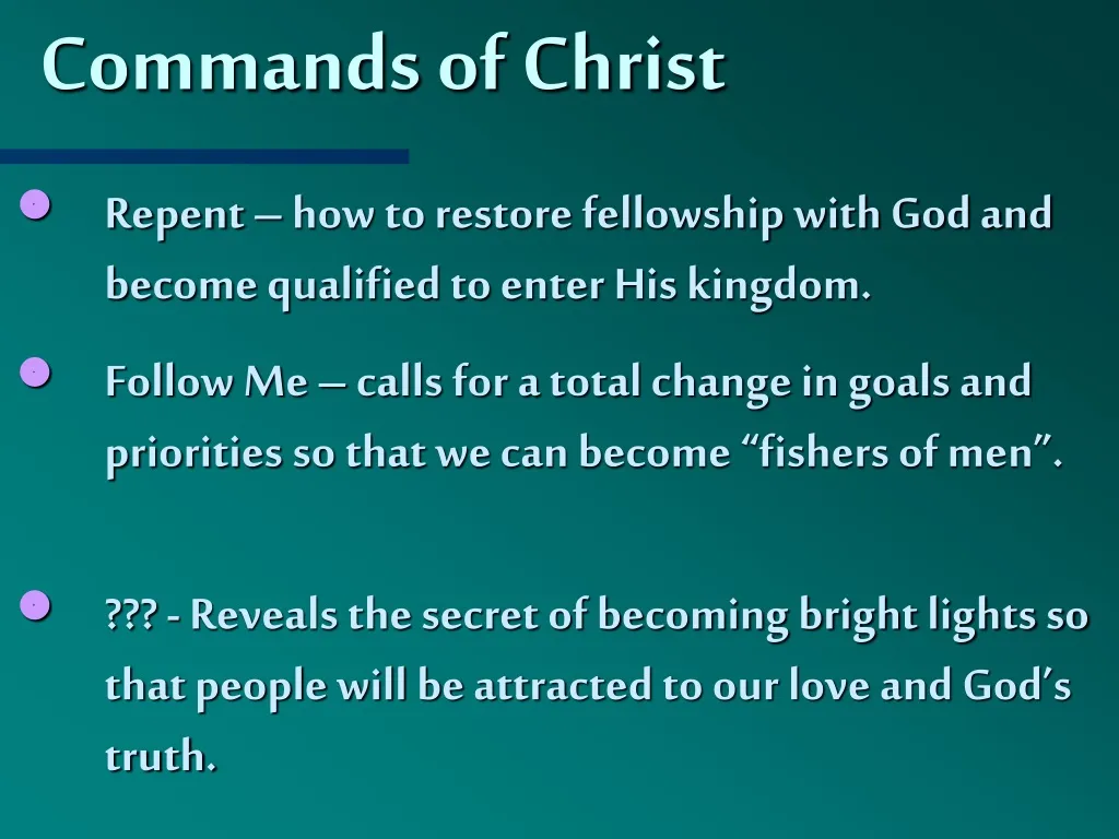 repent how to restore fellowship with god and become qualified to enter his kingdom