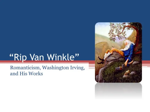 “Rip Van Winkle”