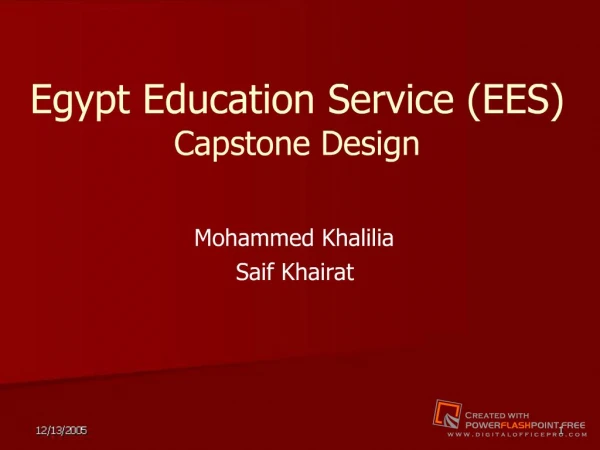 Egypt Education Service EES