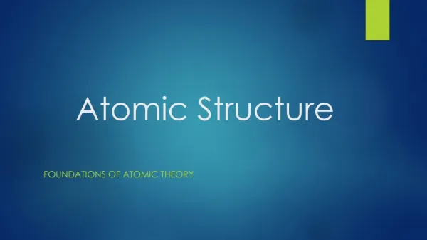 Atomic Structure