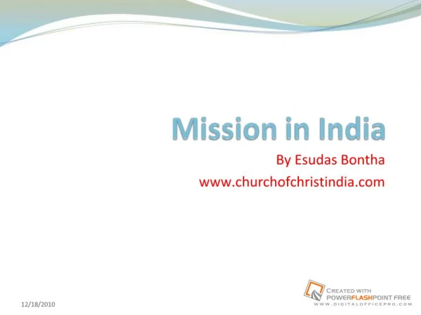 Mission in India