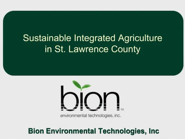 Bion Environmental Technologies, Inc