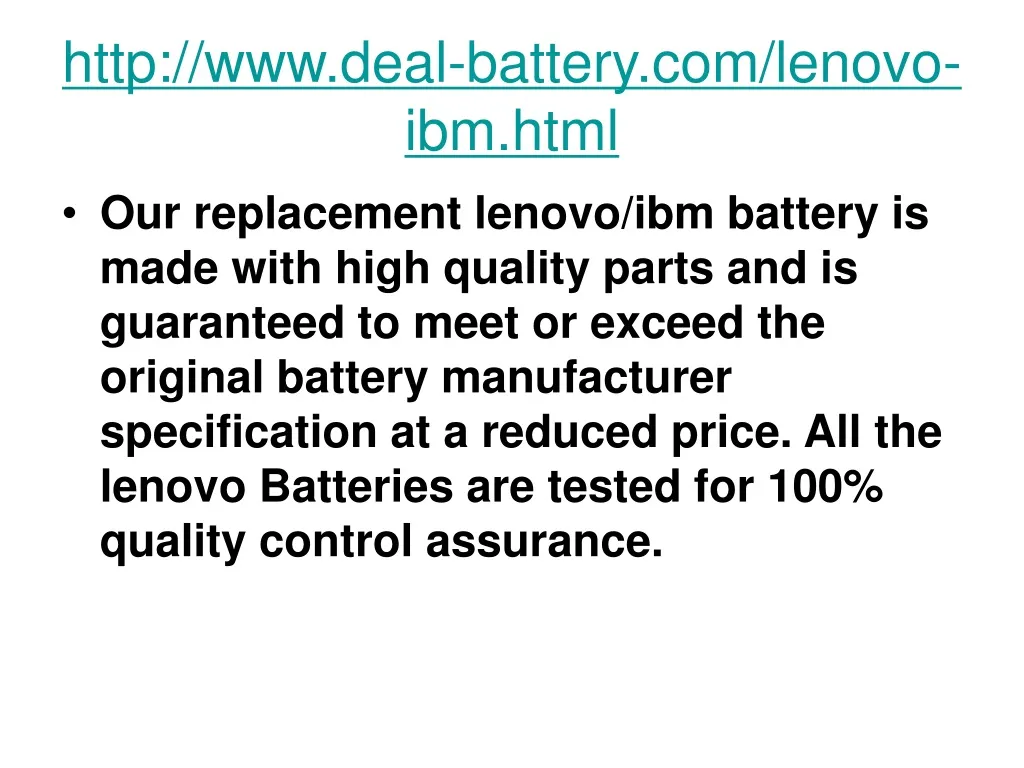 http www deal battery com lenovo ibm html