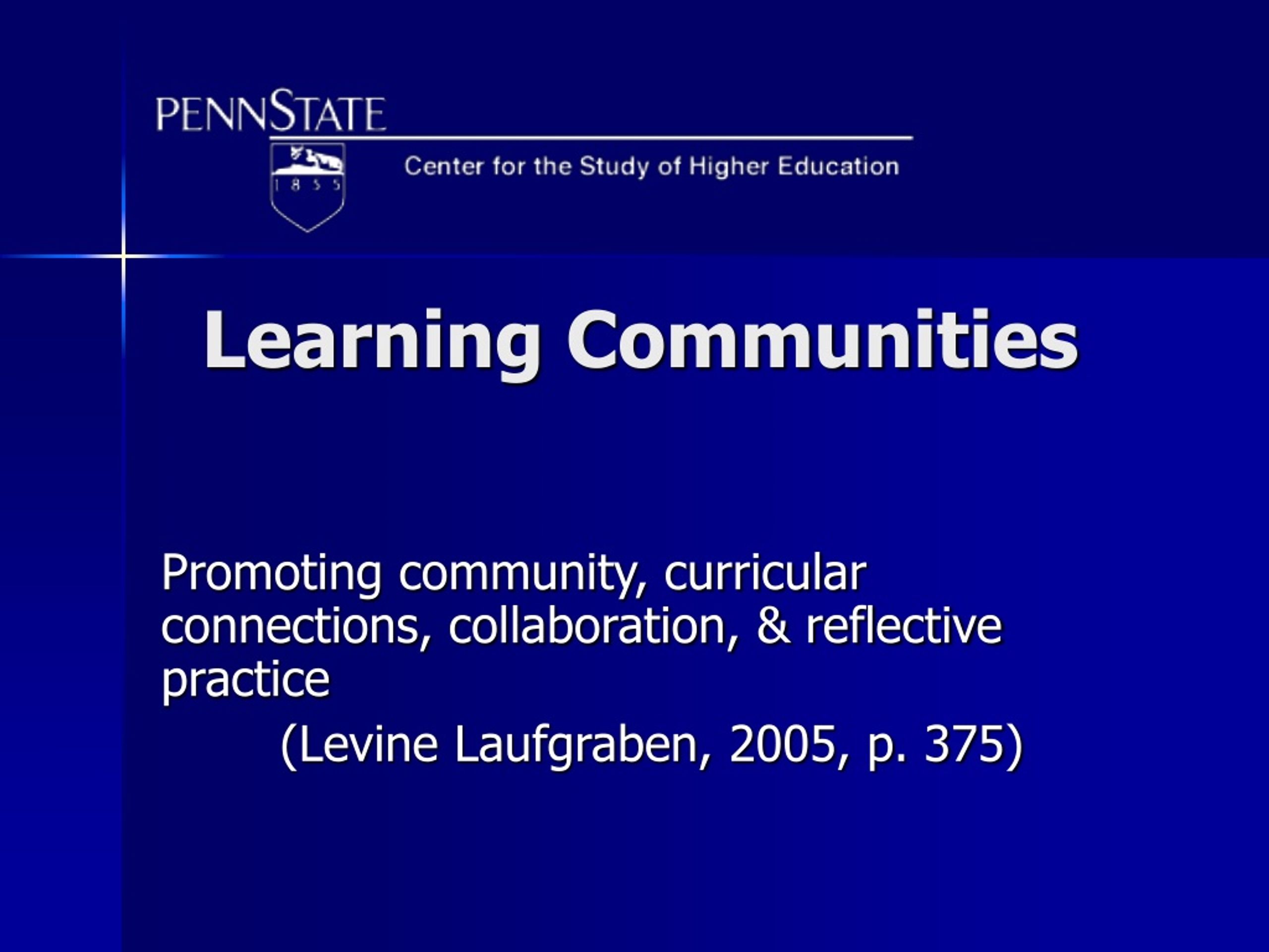 PPT - Learning Communities PowerPoint Presentation, free download - ID ...