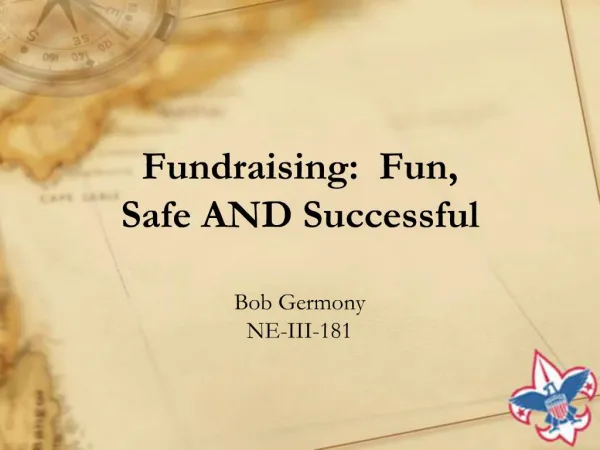 Fundraising: Fun, Safe AND Successful