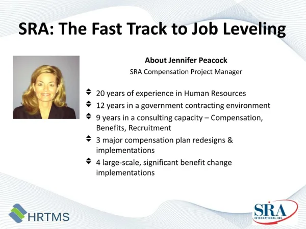 SRA: The Fast Track to Job Leveling