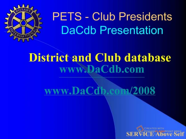 PETS - Club Presidents