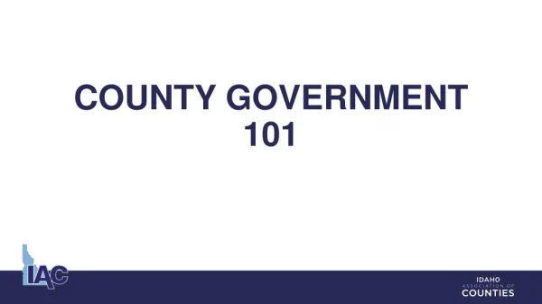 County Government 101