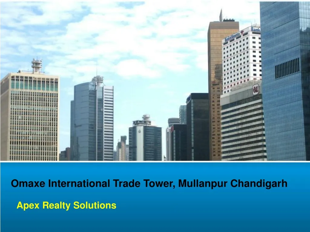 omaxe international trade tower mullanpur