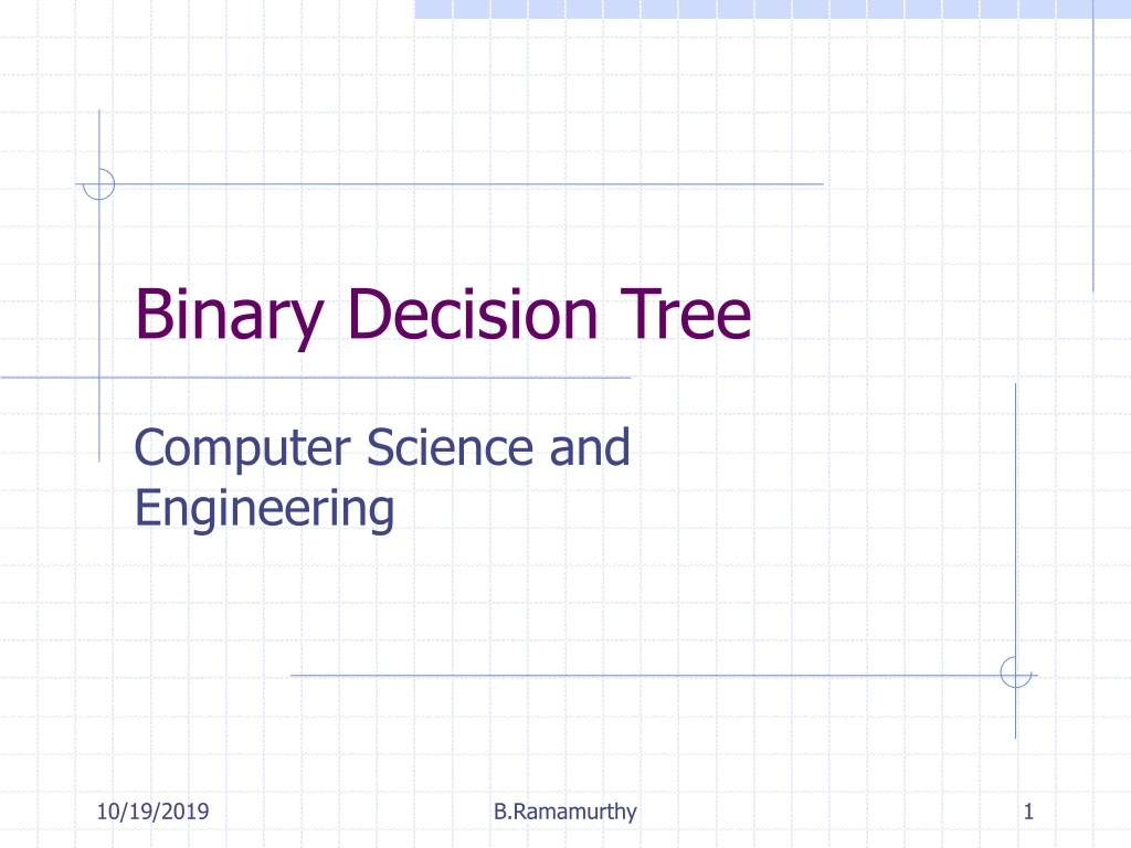 binary decision tree