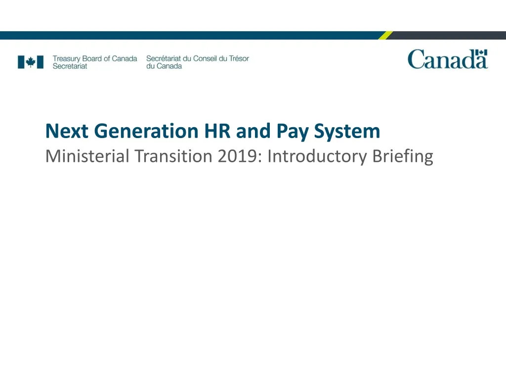 next generation hr and pay system ministerial