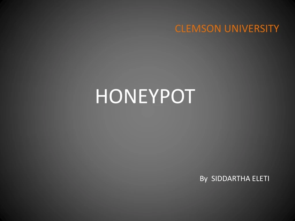 honeypot
