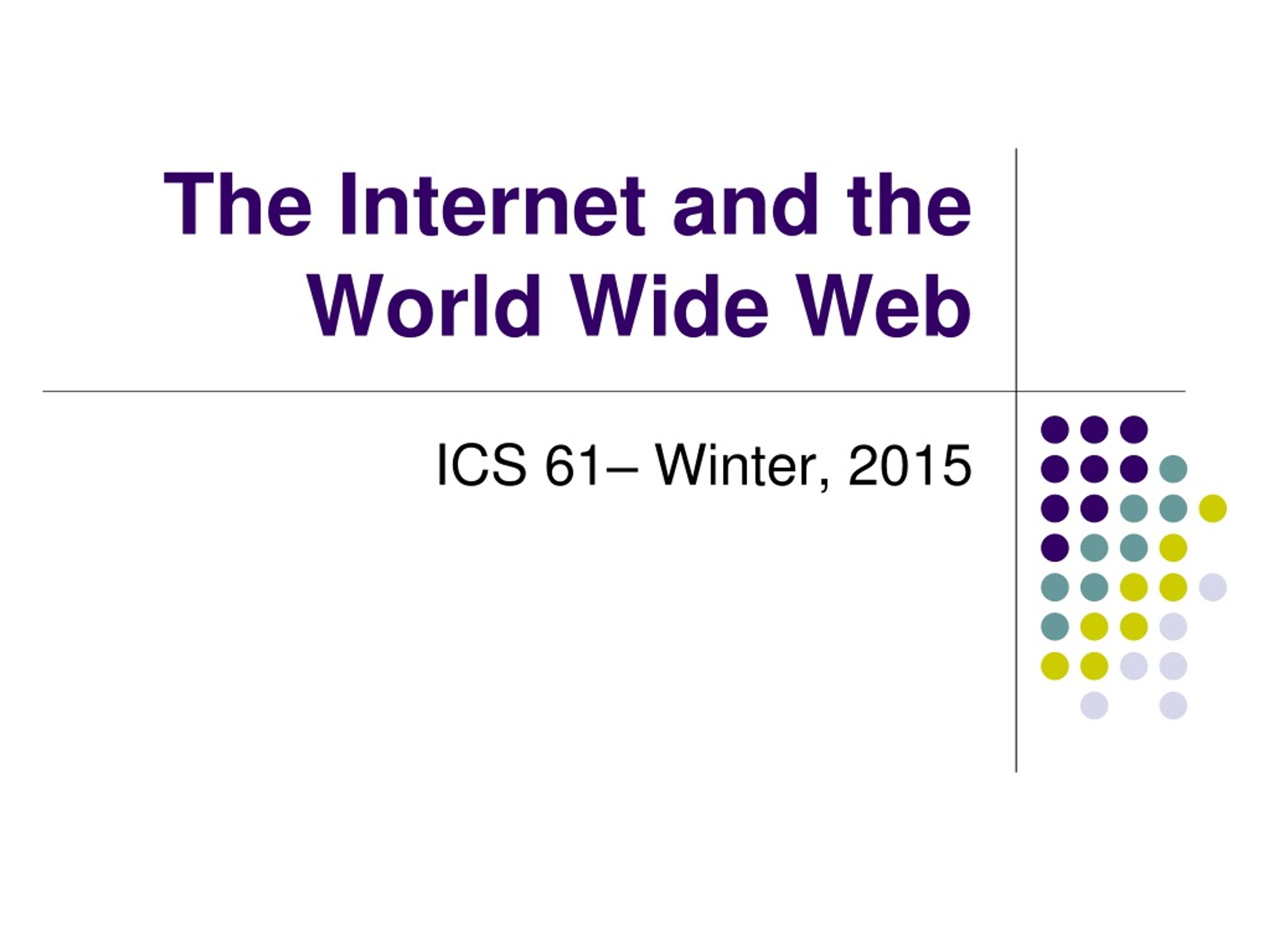 PPT - The Internet and the World Wide Web PowerPoint Presentation, free ...
