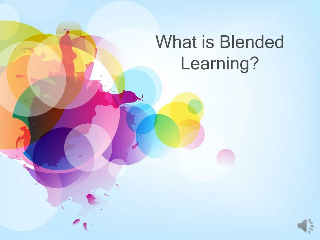 what is blended learning