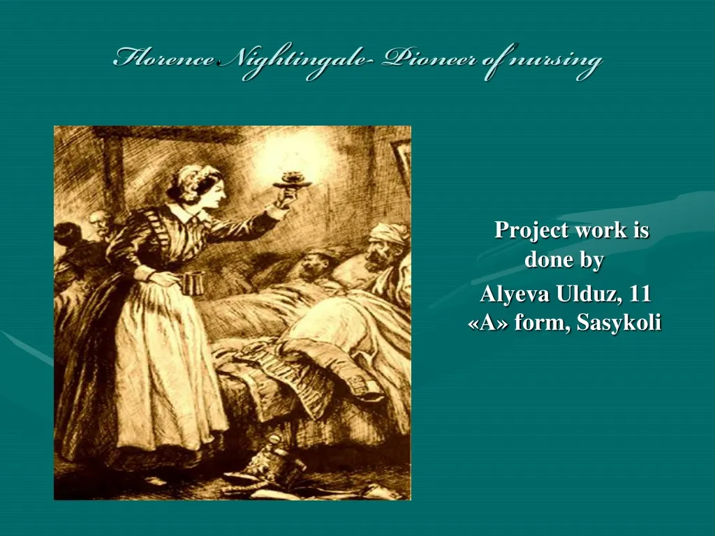 florence nightingale pioneer of nursing