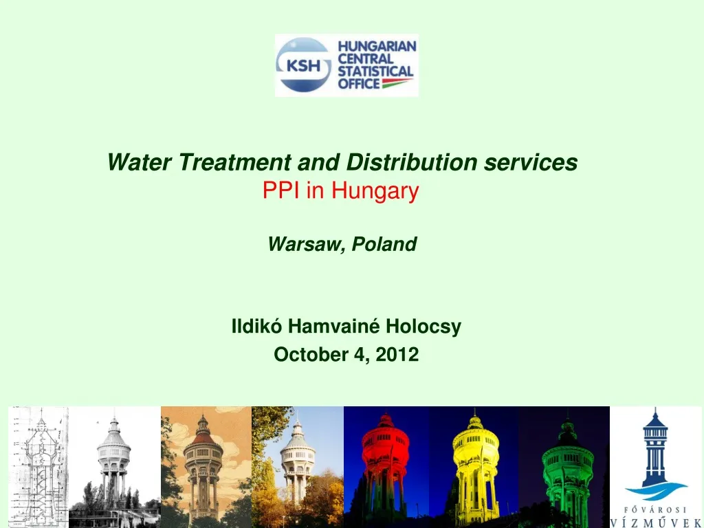 water treatment and distribution services ppi in hungary warsaw poland