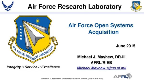 Air Force Open Systems Acquisition