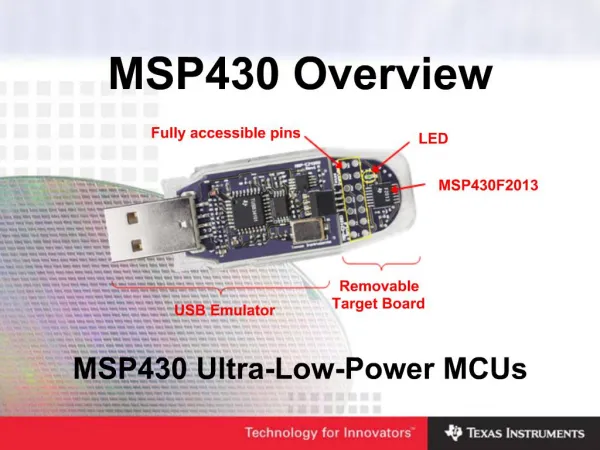 MSP430 Overview