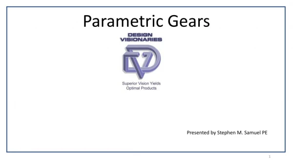 Parametric Gears