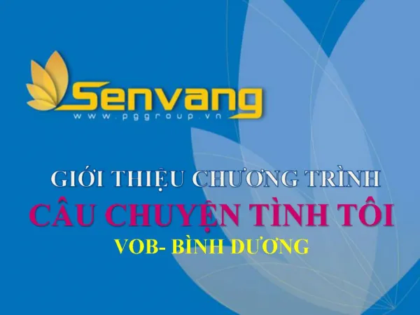 GII THIU CHUONG TR NH C U CHUYN T NH T I VOB- B NH DUONG