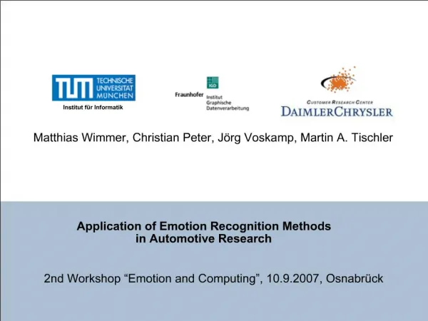 Application of Emotion Recognition Methods in Automotive Research