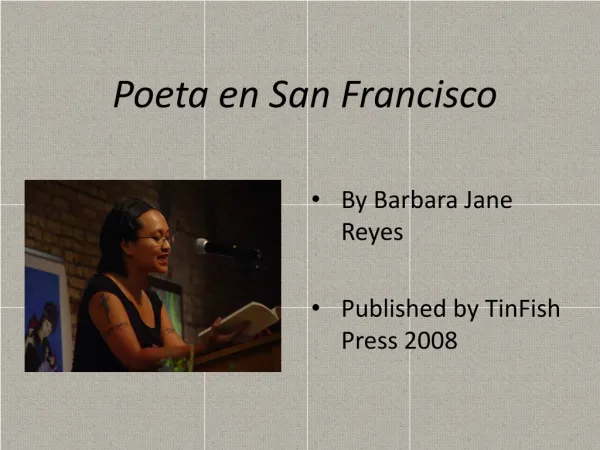 Poeta en San Francisco