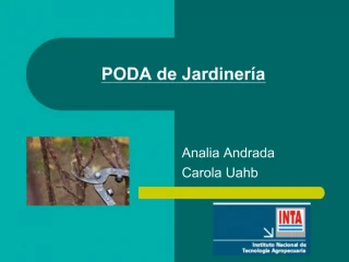 PODA de Jardiner a - slide 1
