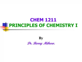 CHEM 1211 PRINCIPLES OF CHEMISTRY I - slide 1