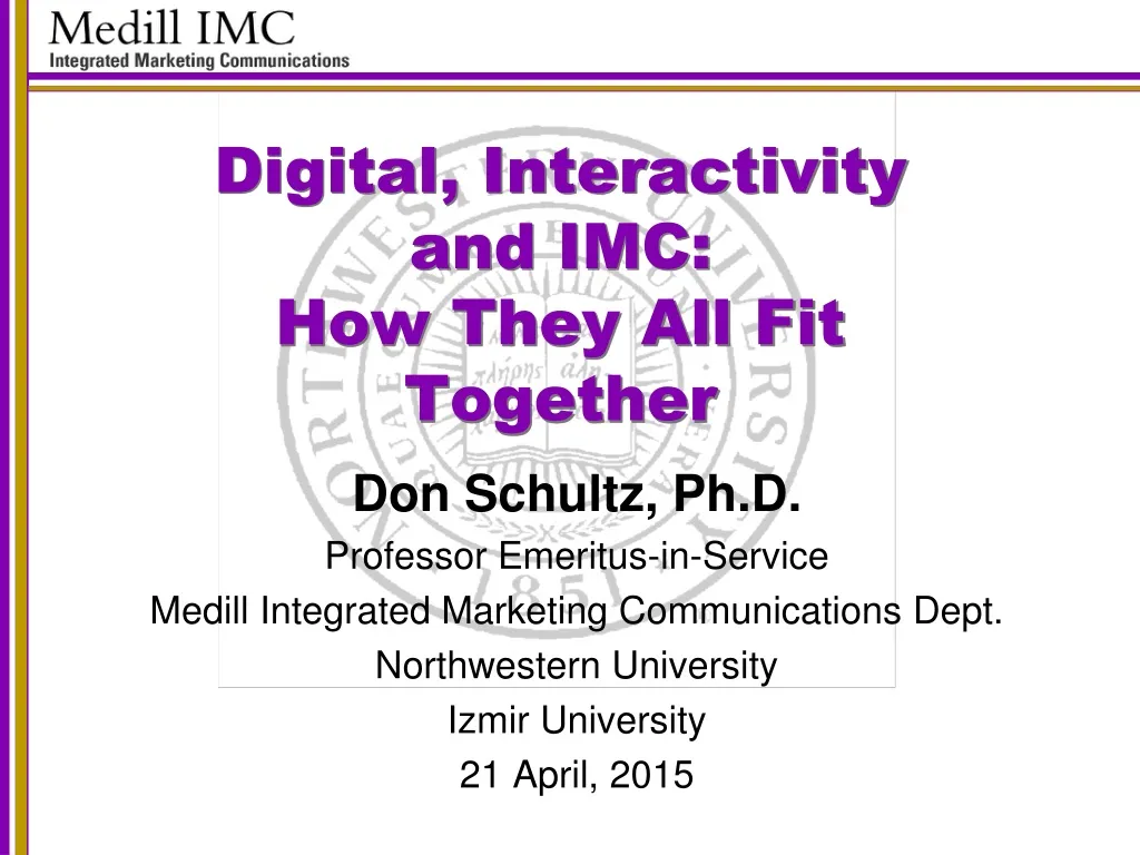 digital interactivity and imc how they all fit together
