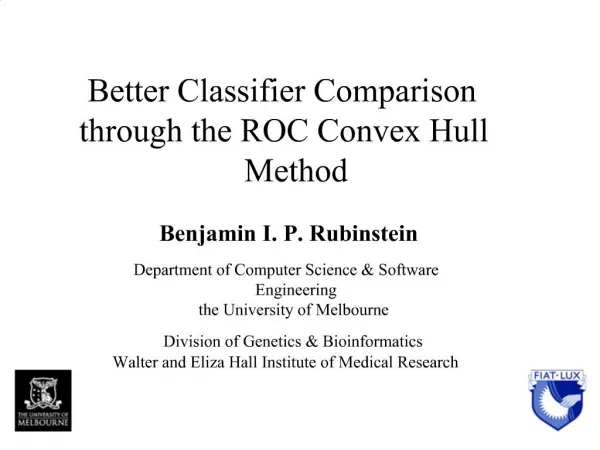 Better Classifier Comparison through the ROC Convex Hull Method