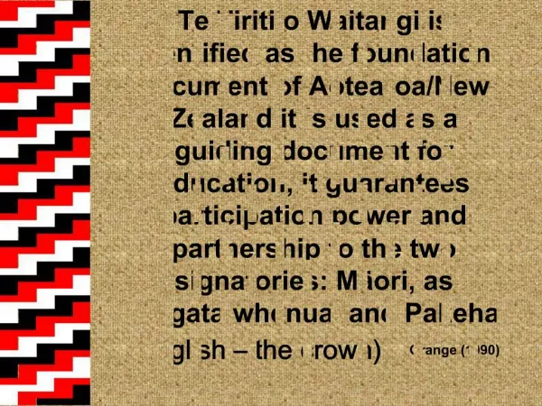 Te Tiriti o Waitangi is identified as the foundation document of Aotearoa