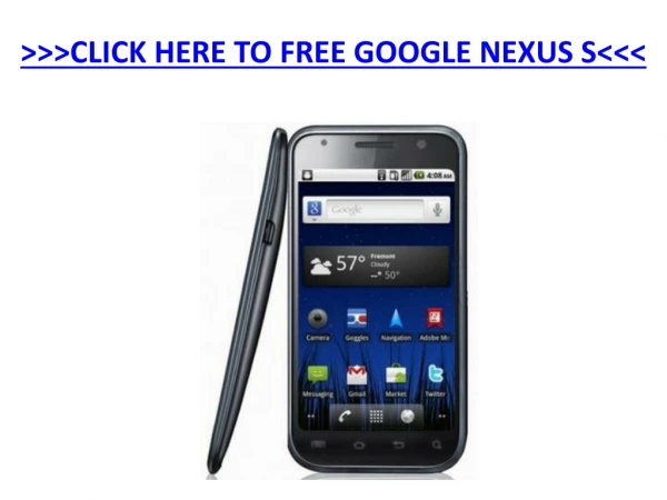 Free Google Nexus S