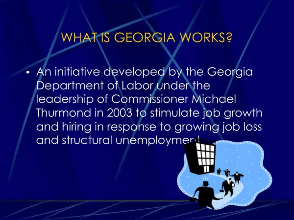 WHAT IS GEORGIA WORKS