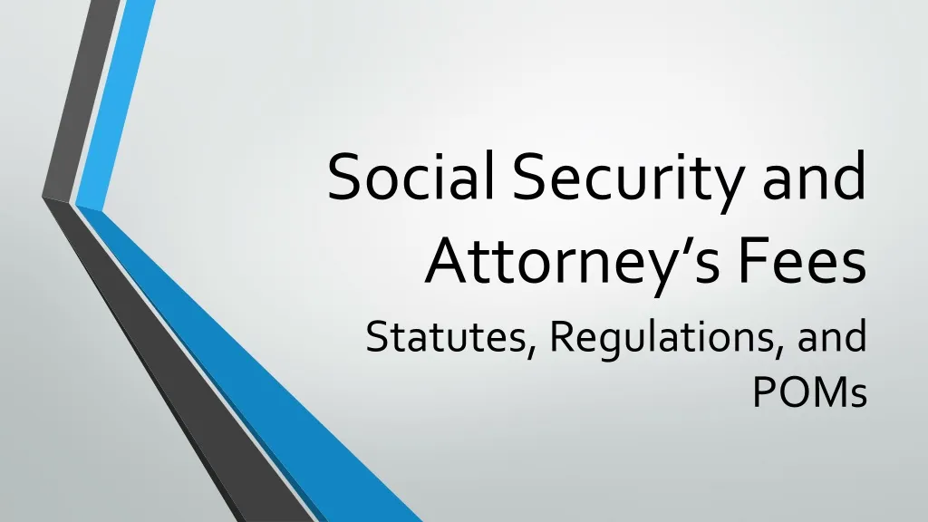 social security and attorney s fees